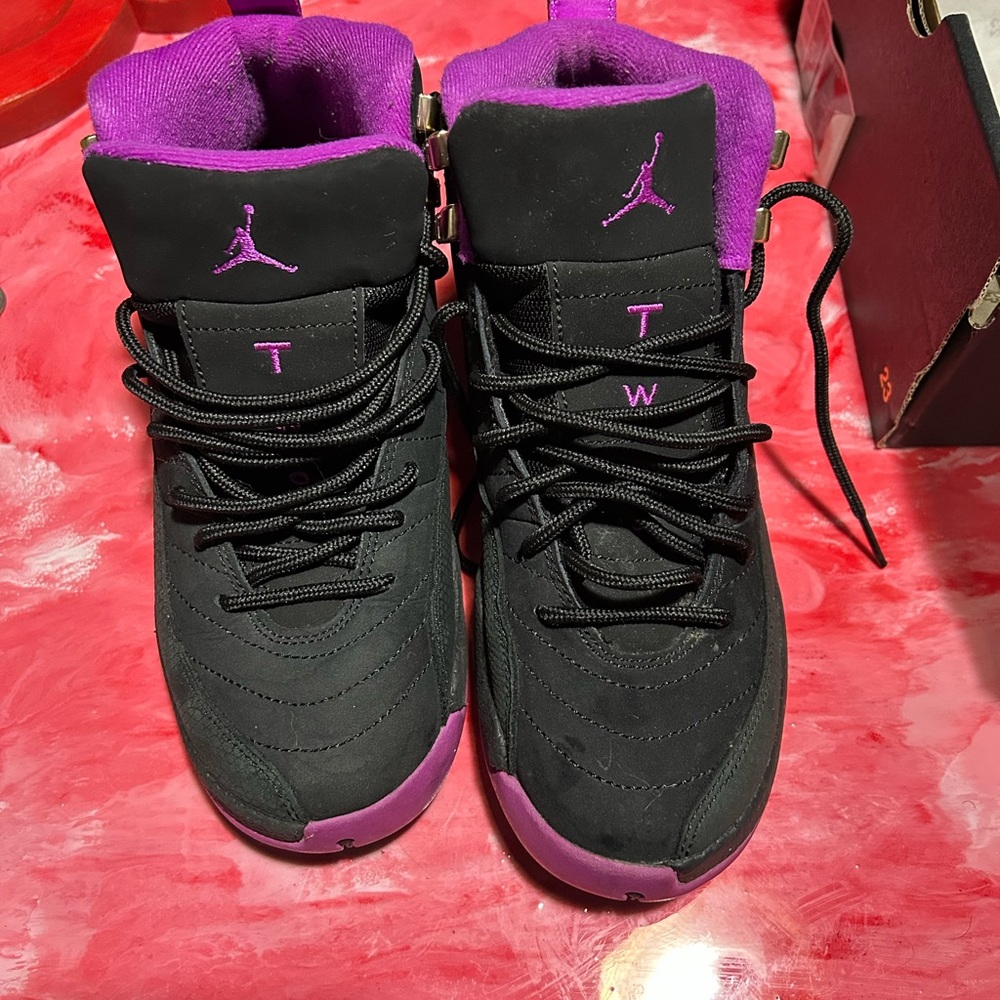 Jordan Women's Sneakers Black and Purple